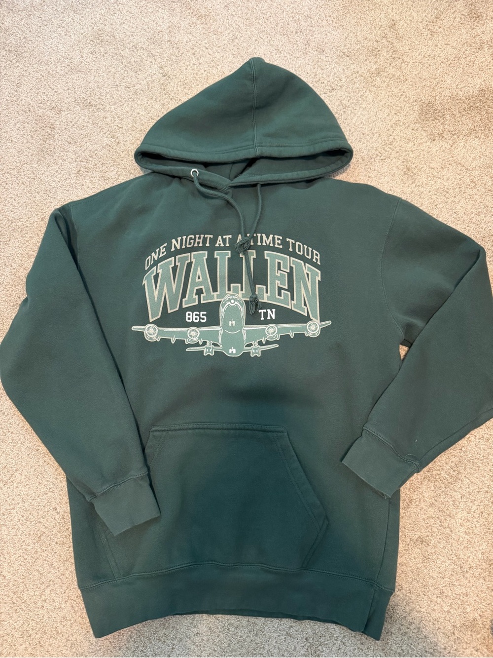 Morgan Wallen One Night At A Time Tour Green Pullover Hoodie